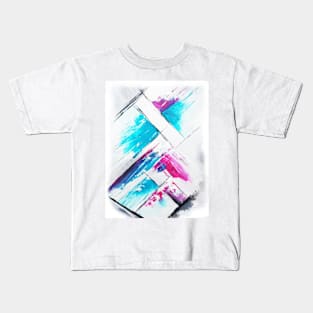#2 Two bursts of blue Kids T-Shirt